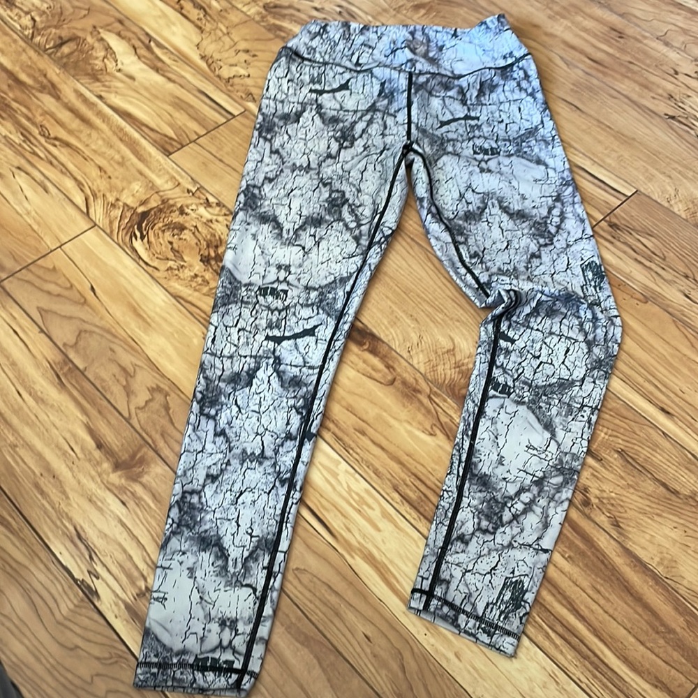 Pro-Fit Activewear Women's Tie-Dyed Marble Leggings Yoga Pants SZ M